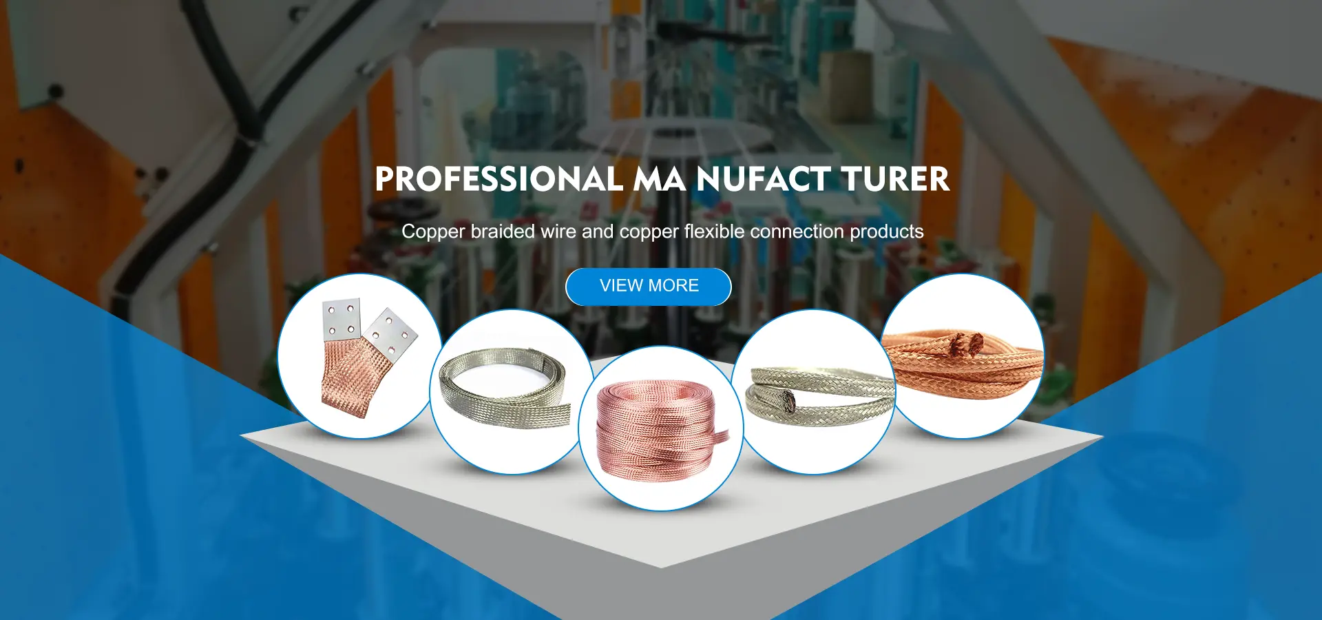 Fabricant de fils tressés en cuivre